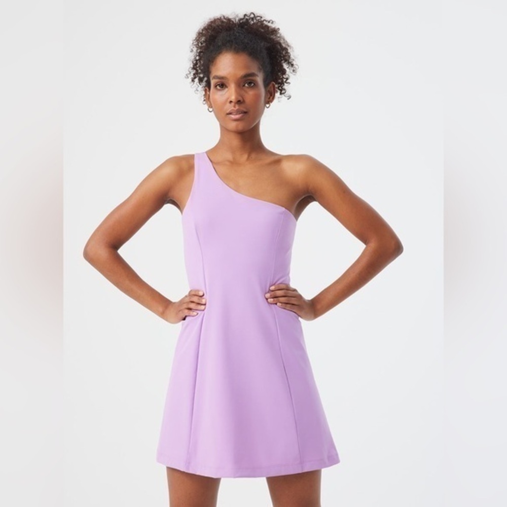 Outdoor Voices One Shoulder Exercise Dress